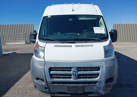 2018 Ram Promaster 2500 High Roof 159 Wb from USA, damaged, VIN 3C6TRVDG3JE124366